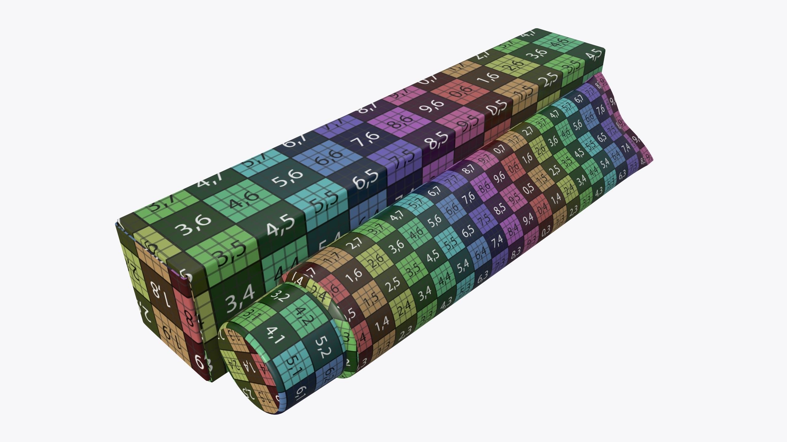 Toothpaste with box 03 3D model_9