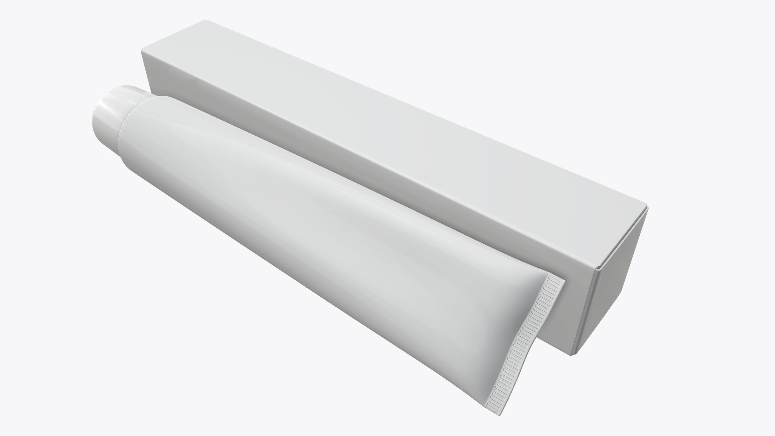 Toothpaste with box 03 3D model_4