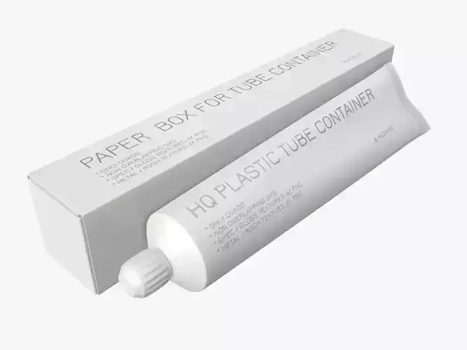 Toothpaste with box 04