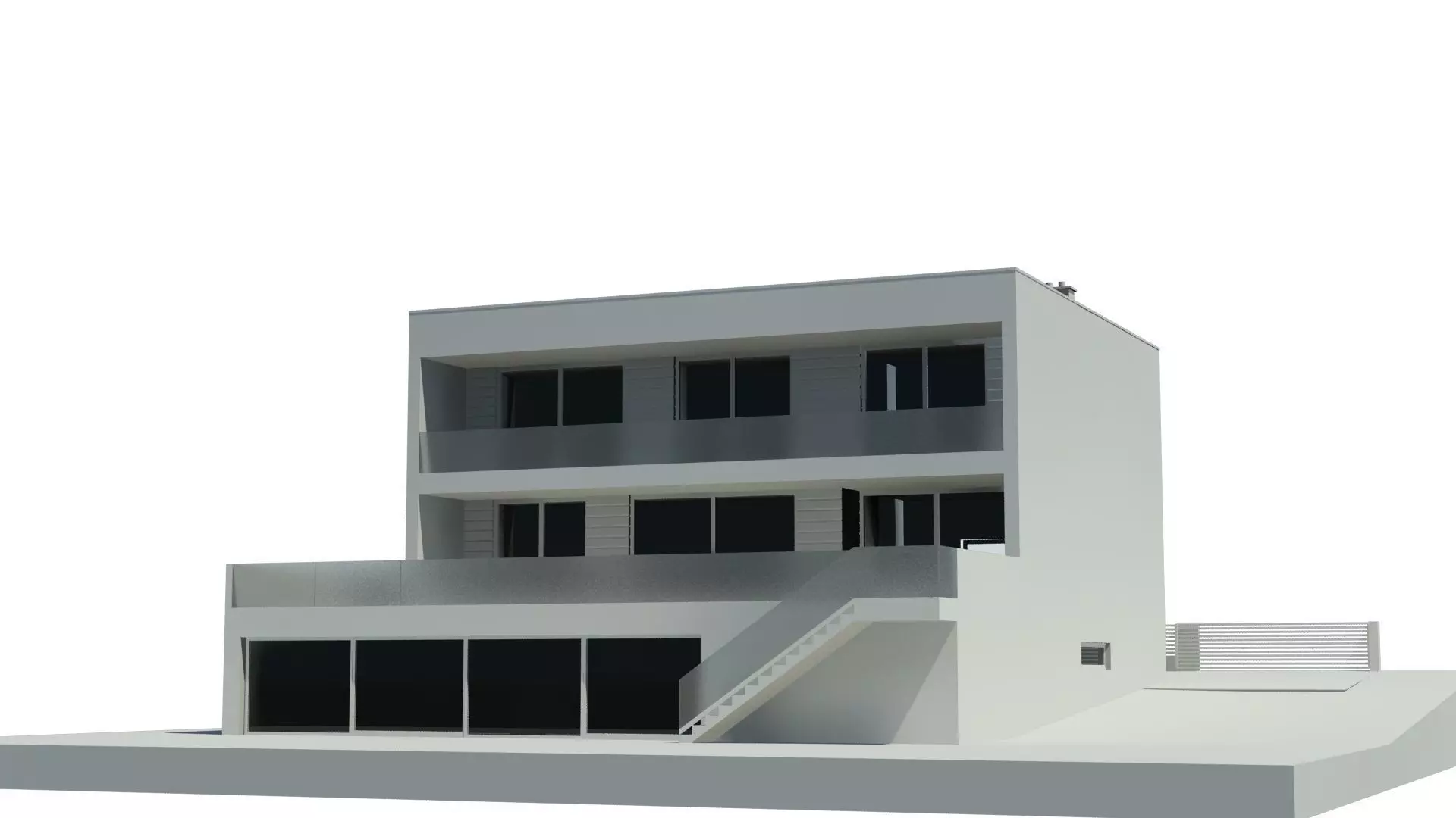 Villa residence Free 3D model