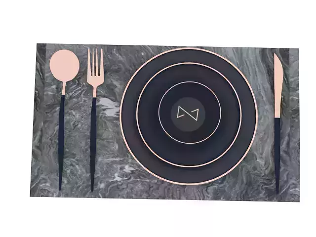 Modern Table Setting 1