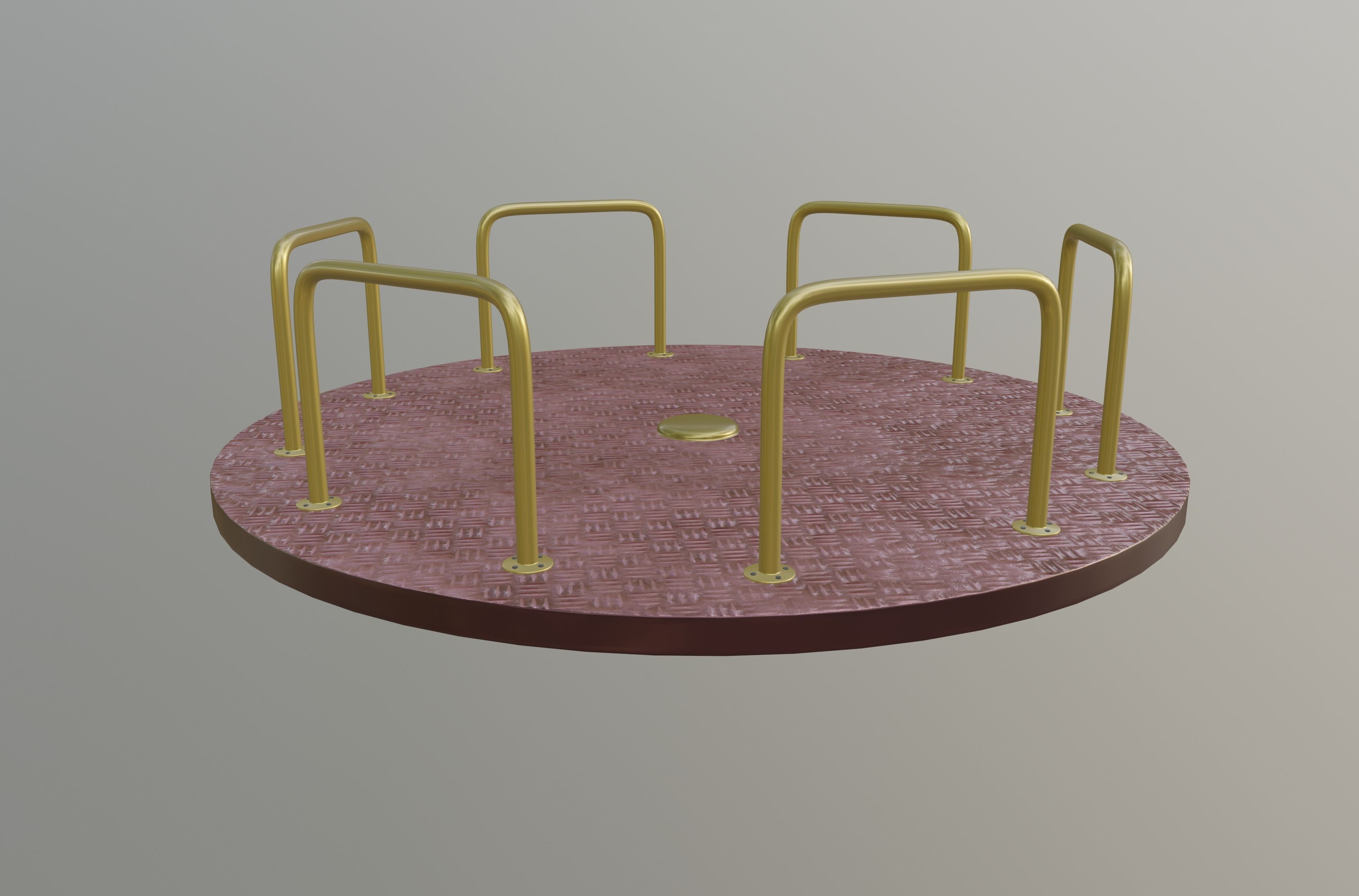 Merry Go Round 3D model_2