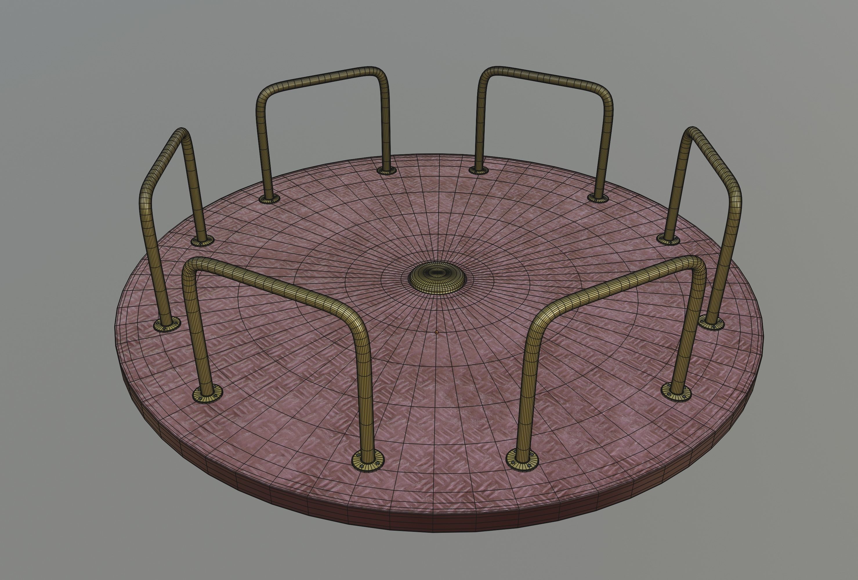 Merry Go Round 3D model_11