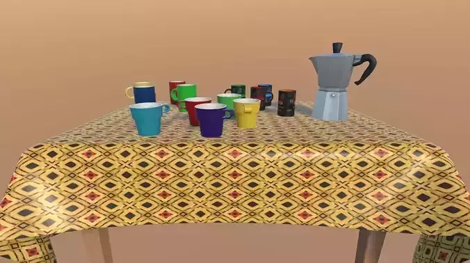 Coffee set maker