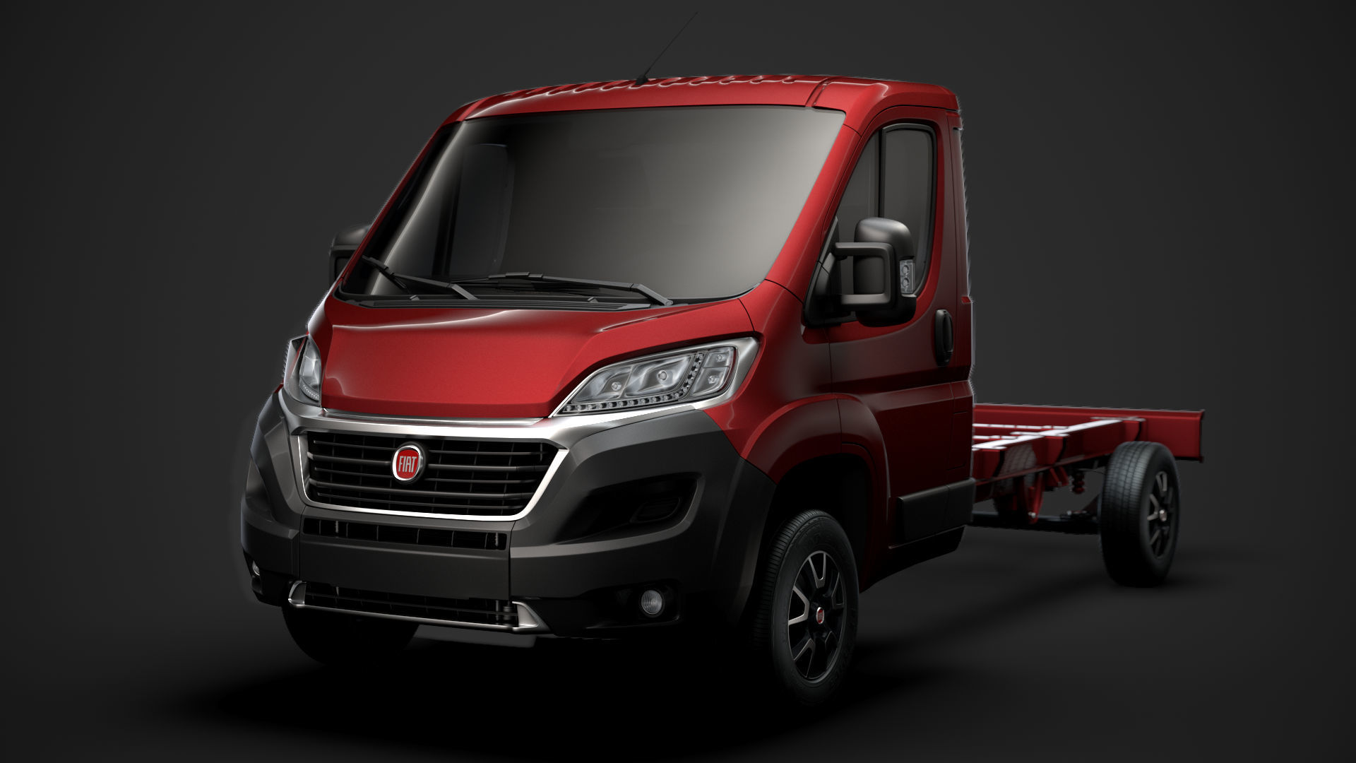Fiat Ducato Chassis Truck Single Cab 3800WB 2020 3D model_8