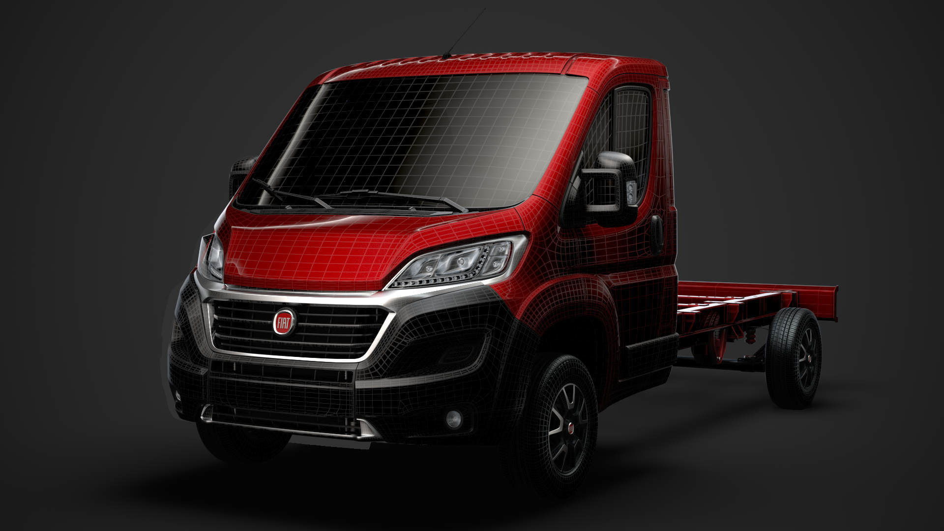 Fiat Ducato Chassis Truck Single Cab 3800WB 2020 3D model_36