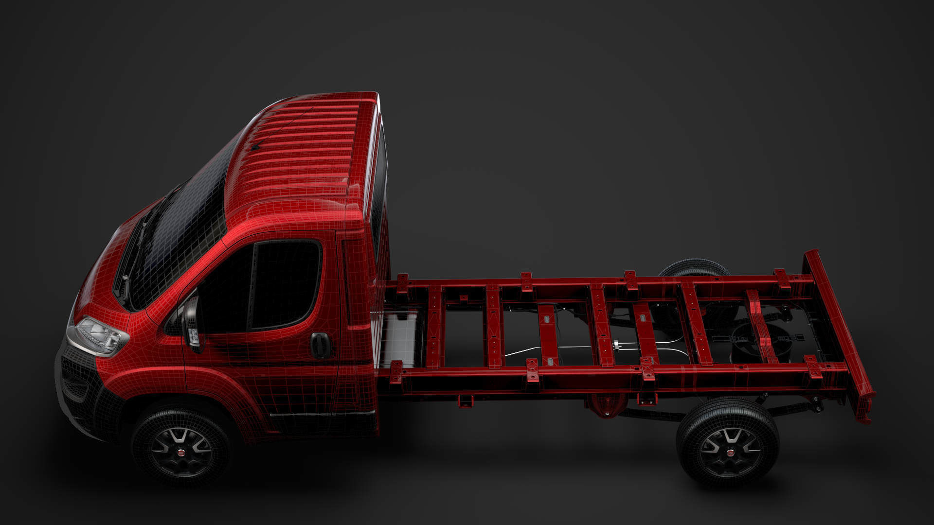 Fiat Ducato Chassis Truck Single Cab 3800WB 2020 3D model_32