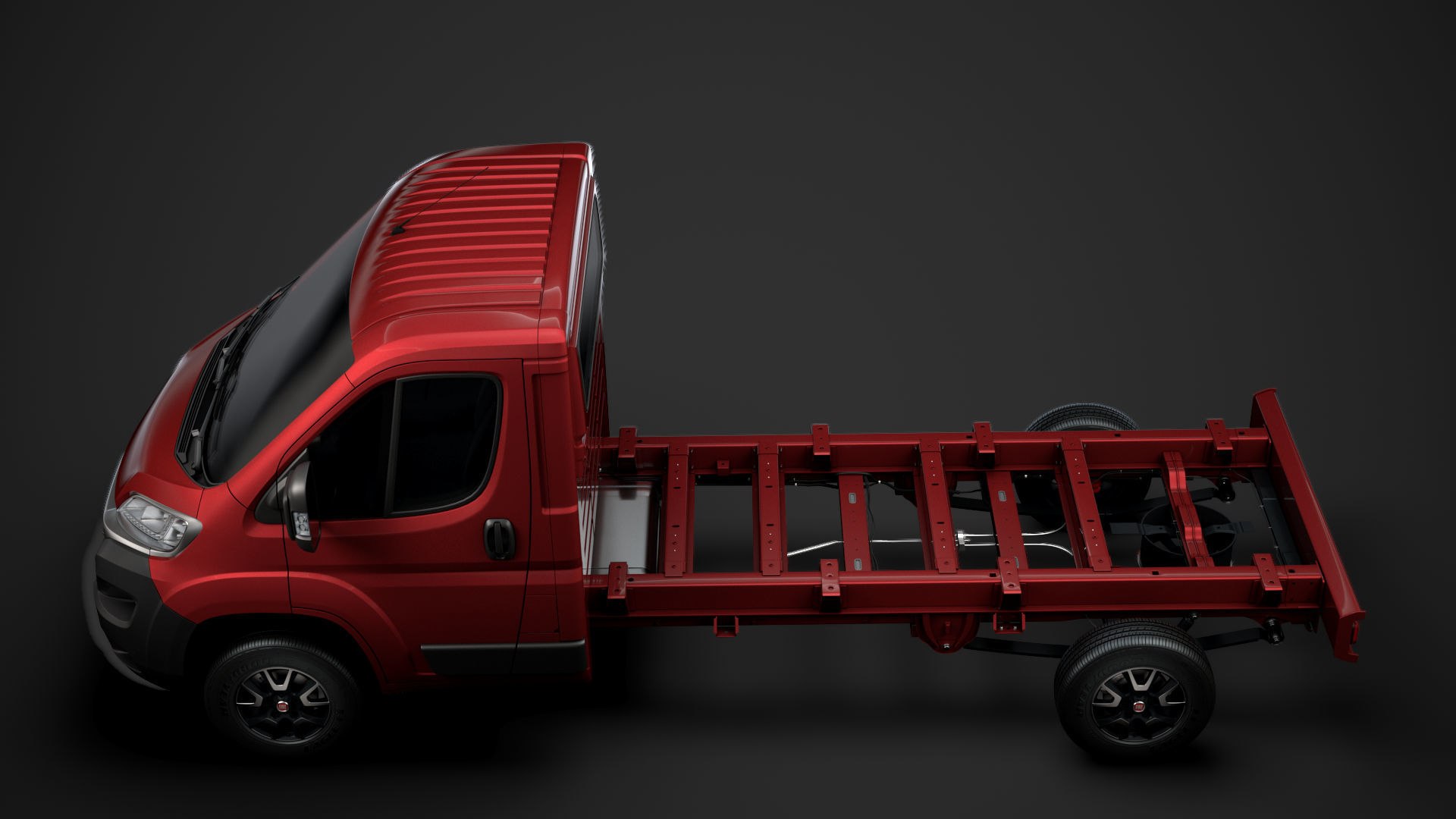 Fiat Ducato Chassis Truck Single Cab 3800WB 2020 3D model_4