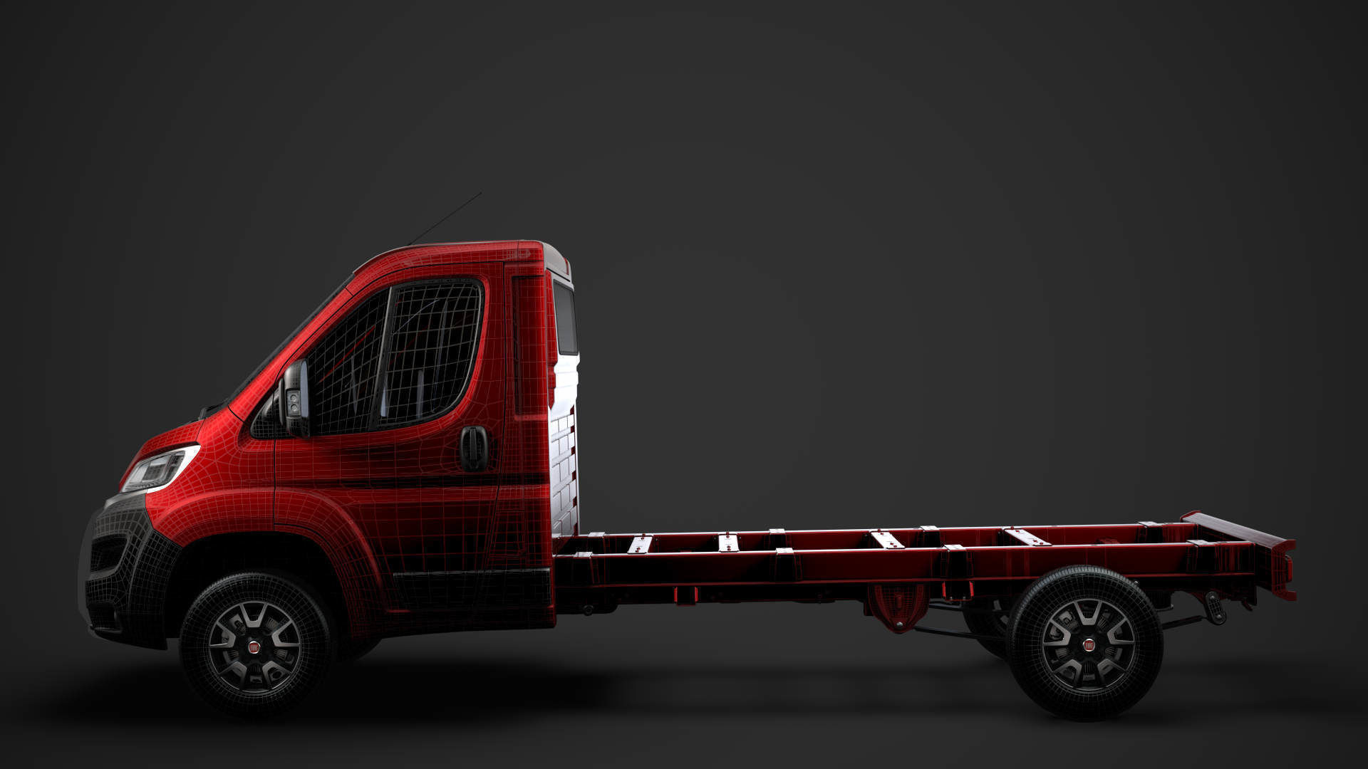 Fiat Ducato Chassis Truck Single Cab 3800WB 2020 3D model_33