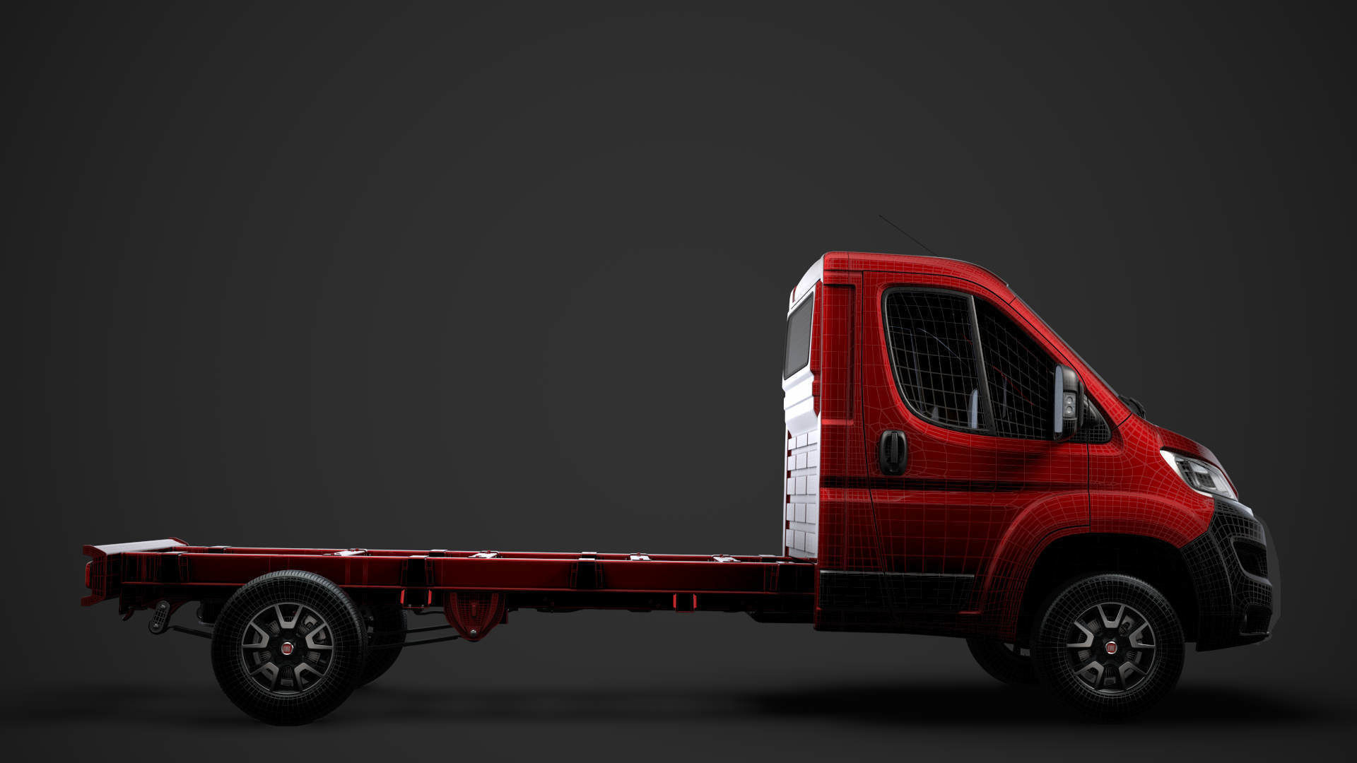 Fiat Ducato Chassis Truck Single Cab 3800WB 2020 3D model_29