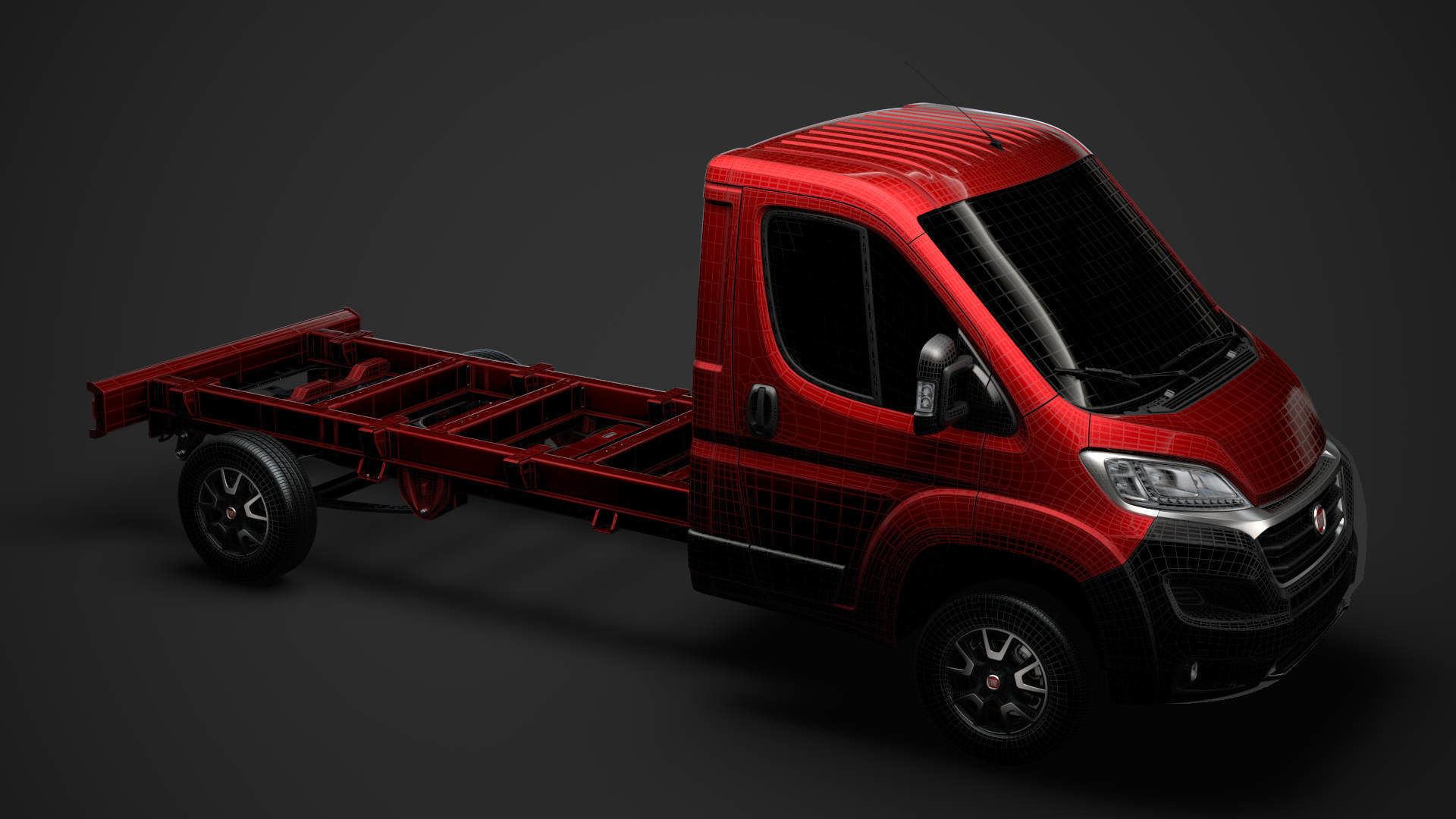 Fiat Ducato Chassis Truck Single Cab 3800WB 2020 3D model_40