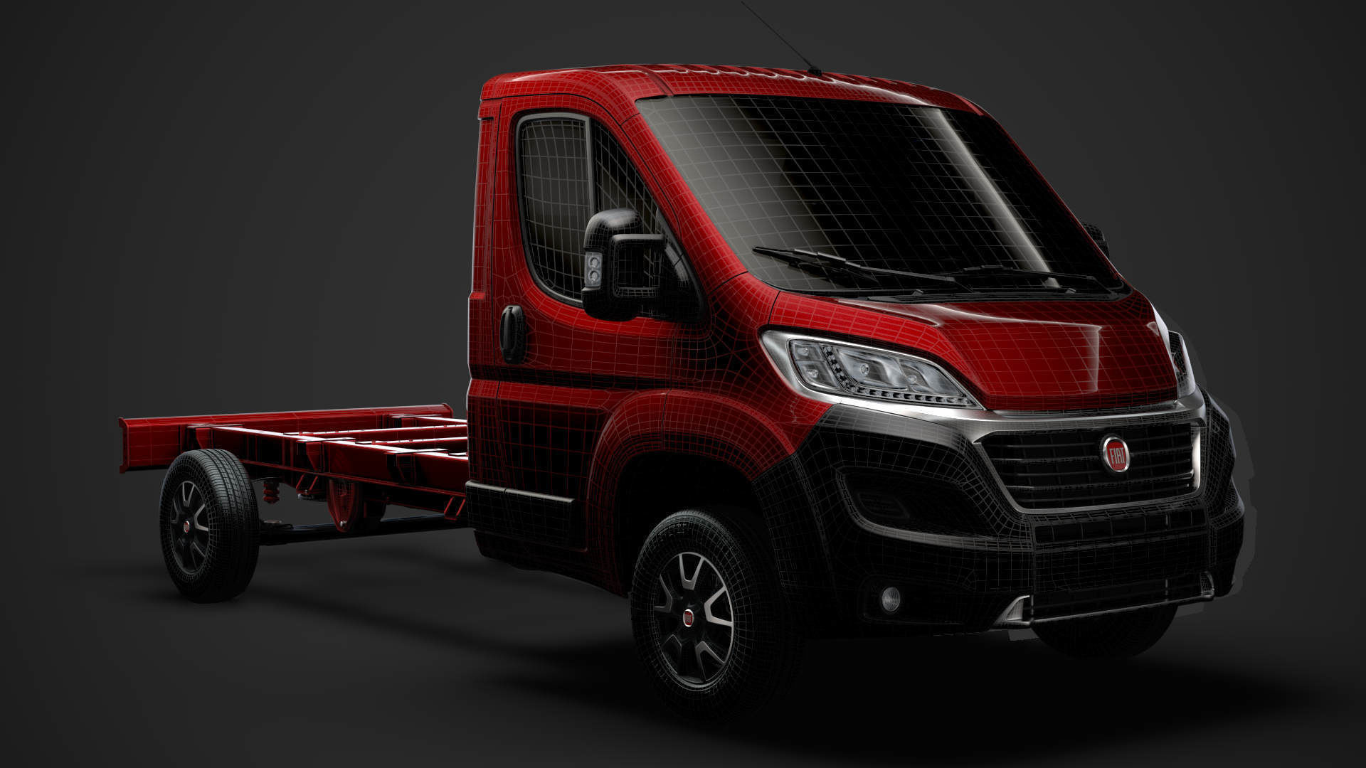 Fiat Ducato Chassis Truck Single Cab 3800WB 2020 3D model_28