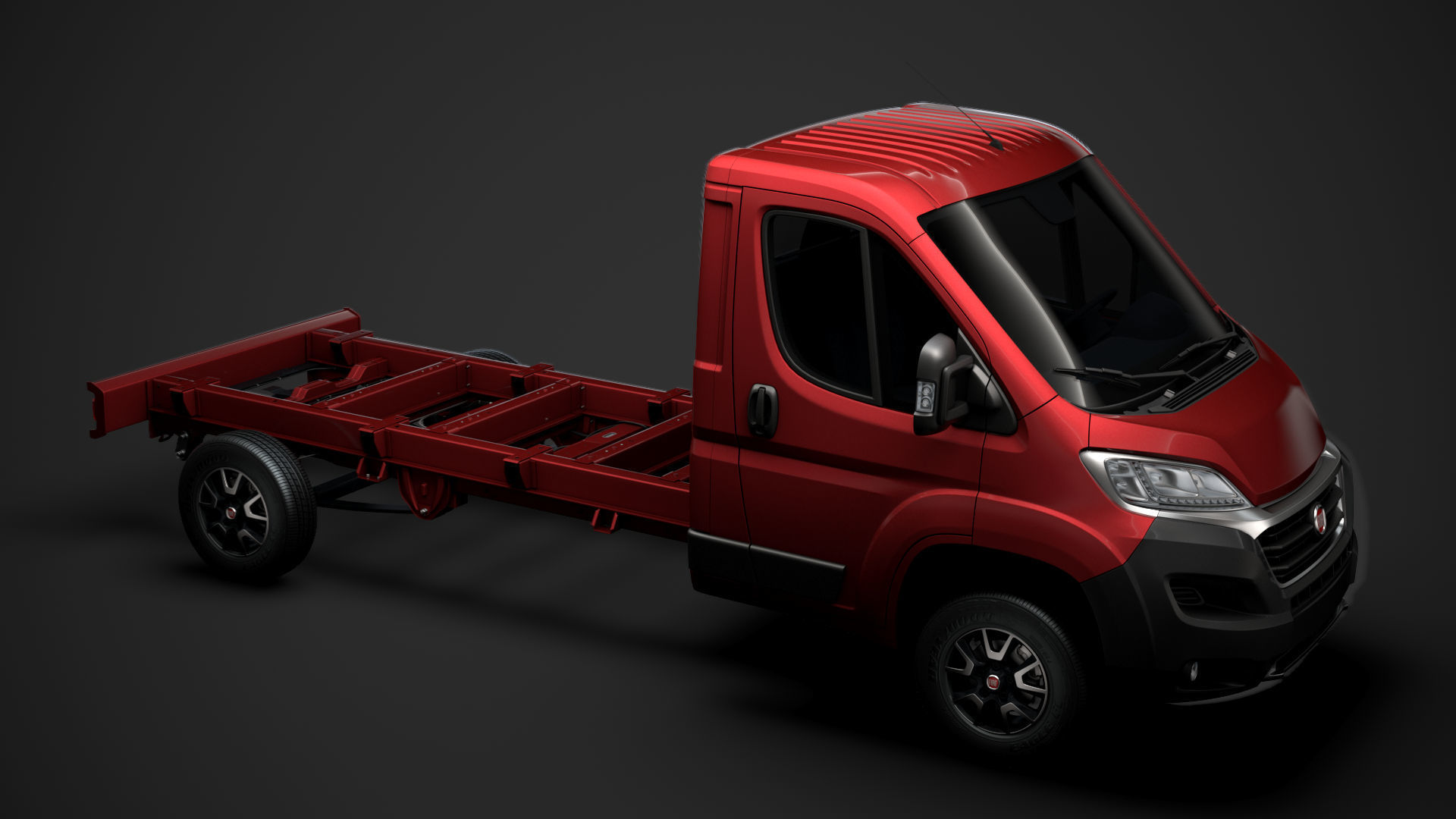 Fiat Ducato Chassis Truck Single Cab 3800WB 2020 3D model_12