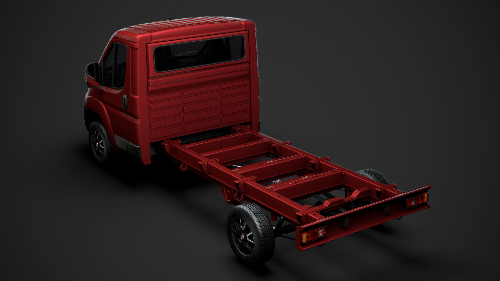 Fiat Ducato Chassis Truck Single Cab 3800WB 2020 3D model_3