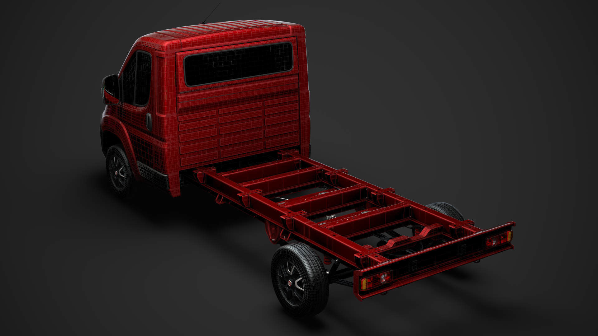 Fiat Ducato Chassis Truck Single Cab 3800WB 2020 3D model_31