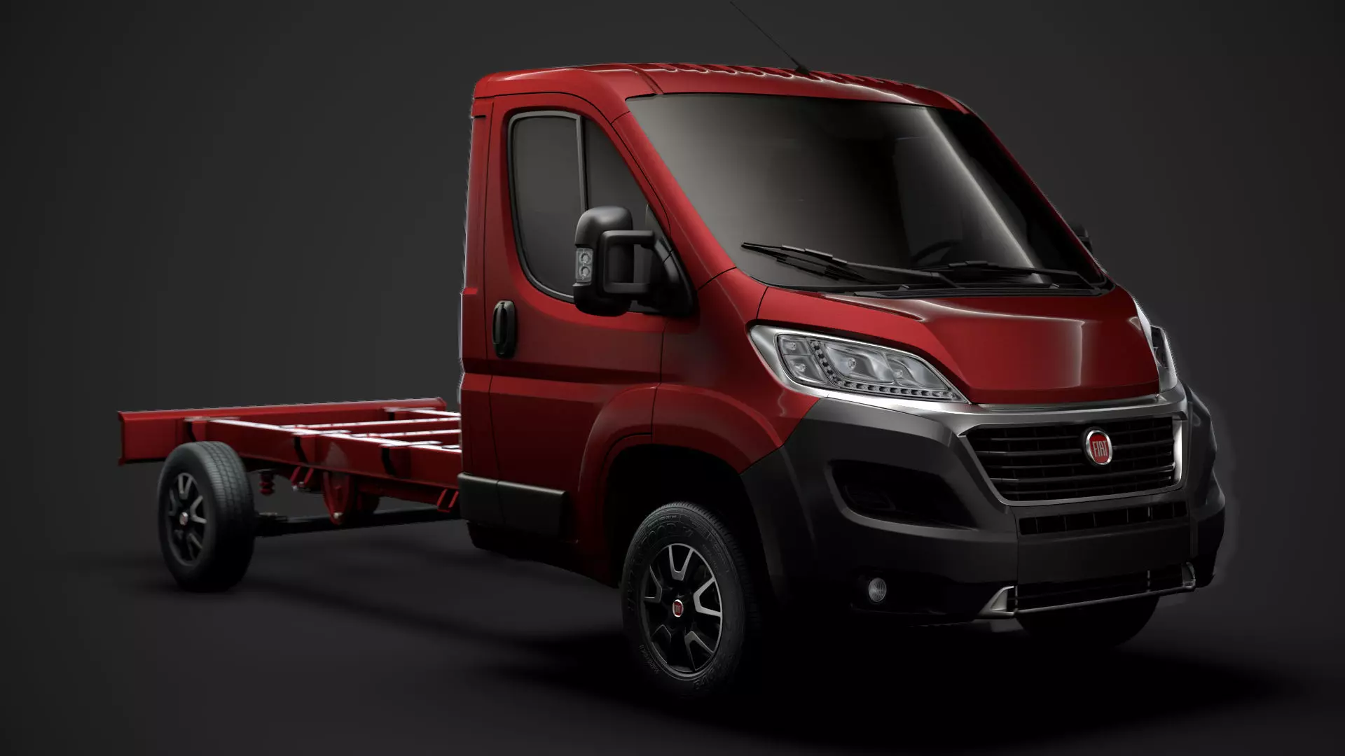 Fiat Ducato Chassis Truck Single Cab 3800WB 2020 3D model_0