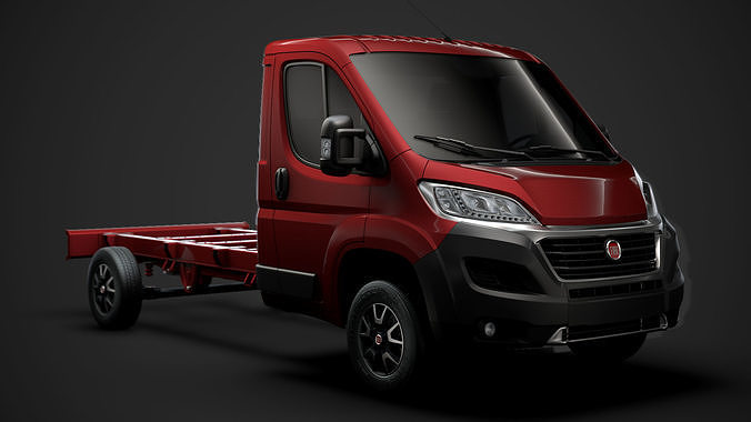Fiat Ducato Chassis Truck Single Cab 3800WB 2020 3D model