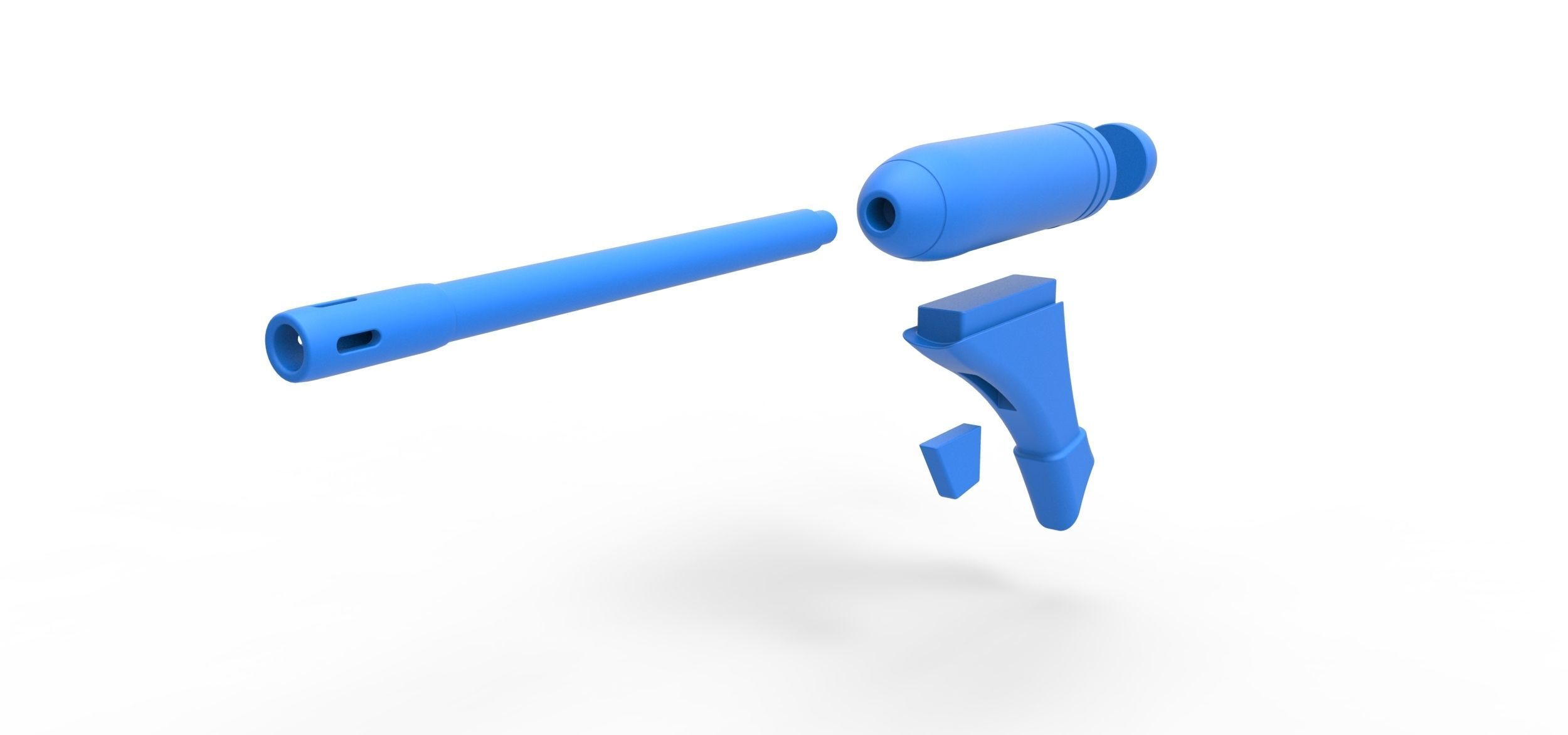 Blaster pistol ELG-3A from the movie Star Wars 3D print model_13