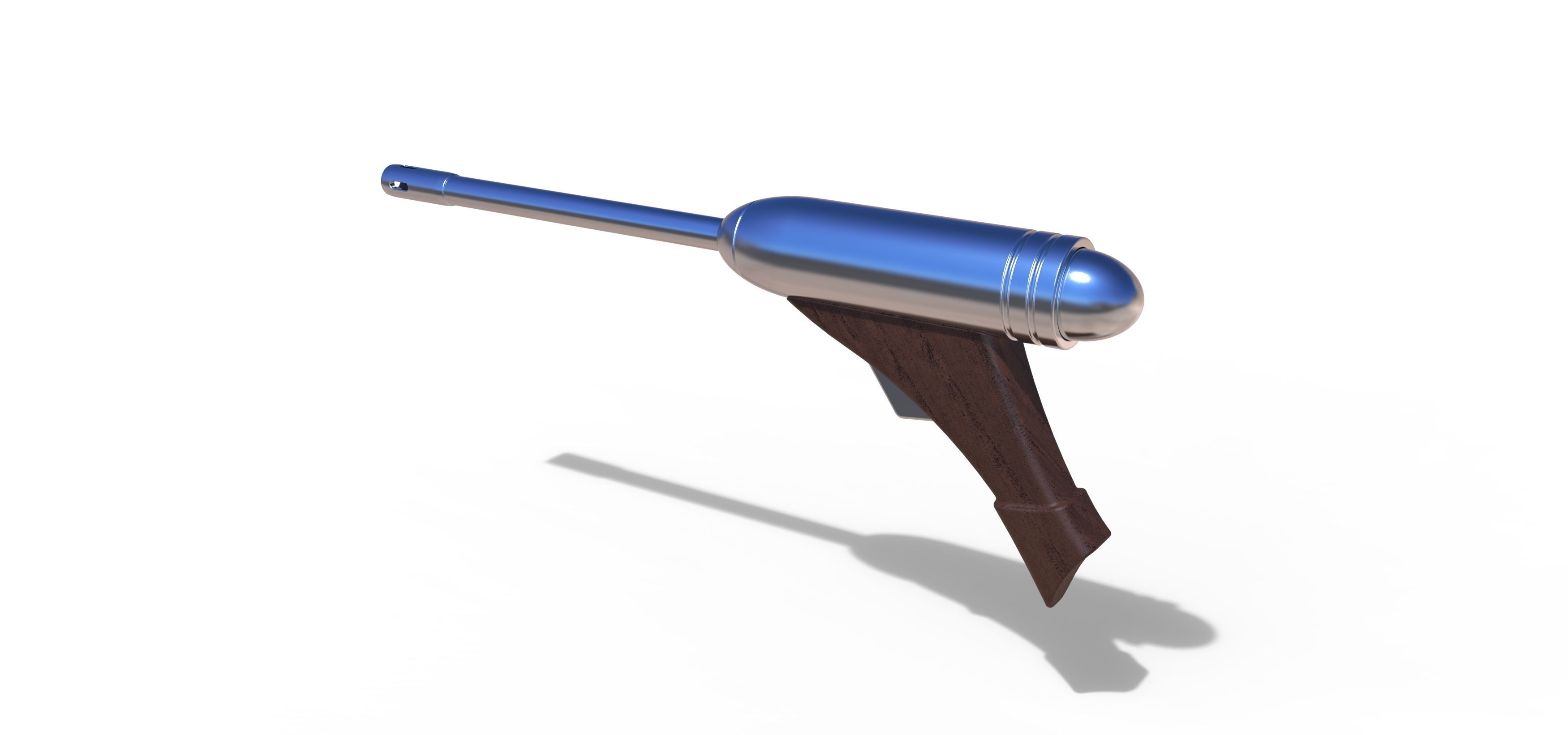 Blaster pistol ELG-3A from the movie Star Wars 3D print model_8