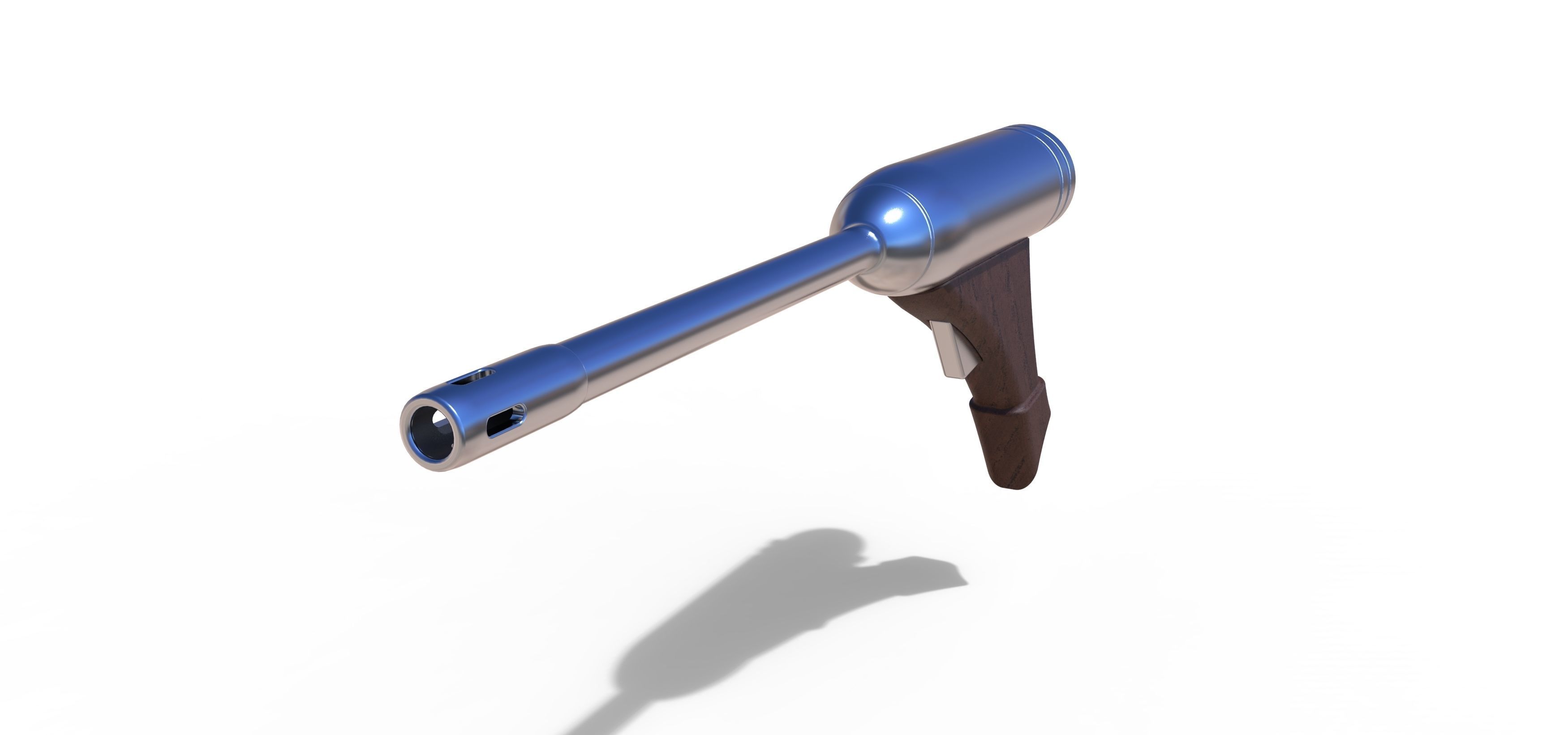 Blaster pistol ELG-3A from the movie Star Wars 3D print model_2