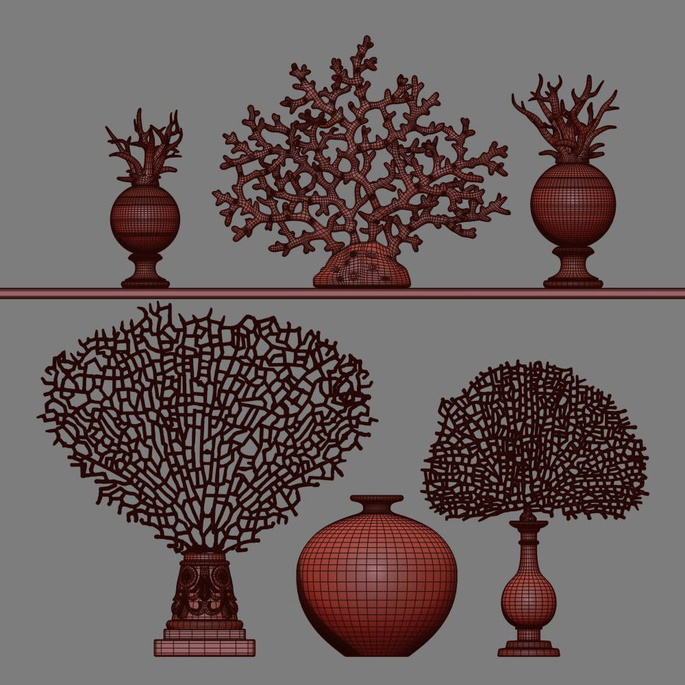 Decor Set 44 3D model_4