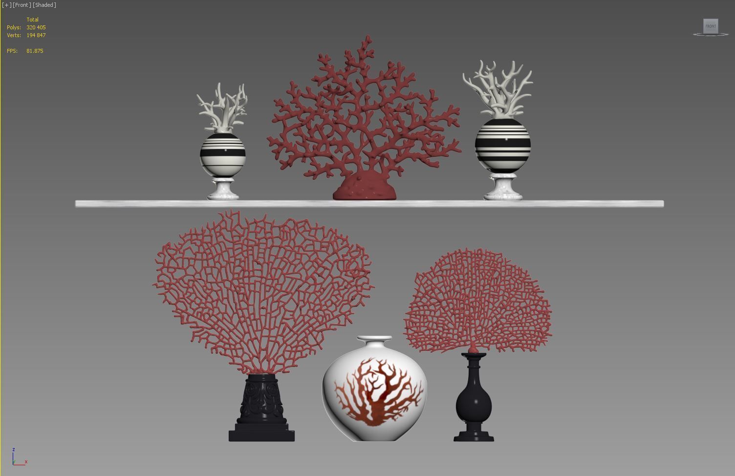 Decor Set 44 3D model_5