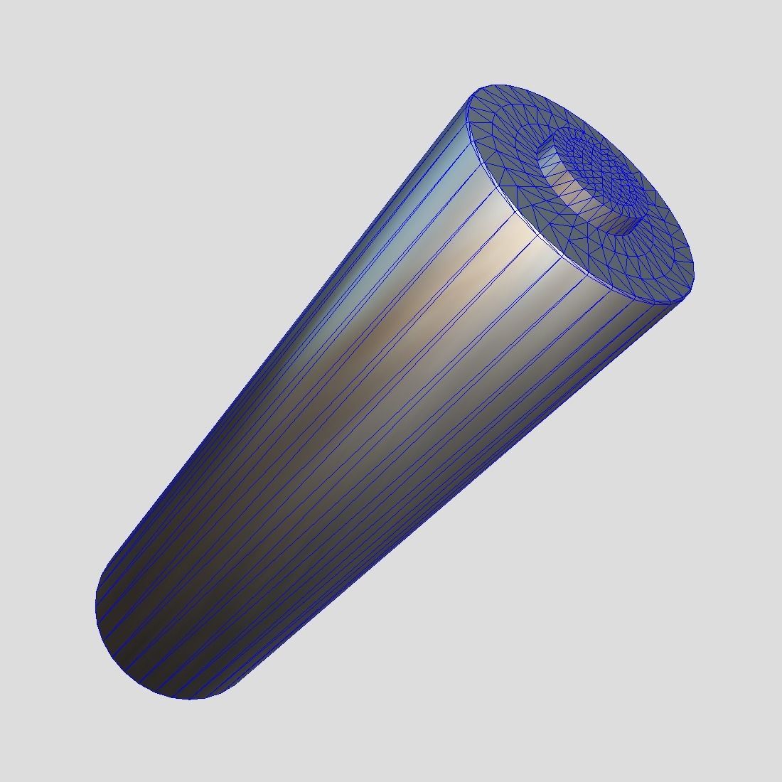 Battery AA Low-poly 3D model_1