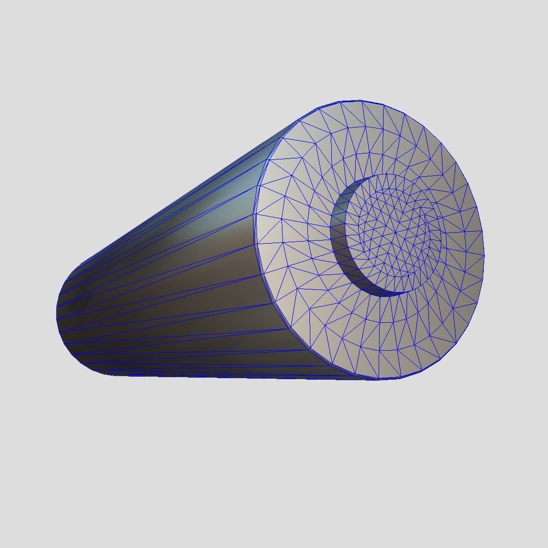 Battery AA Low-poly 3D model_3