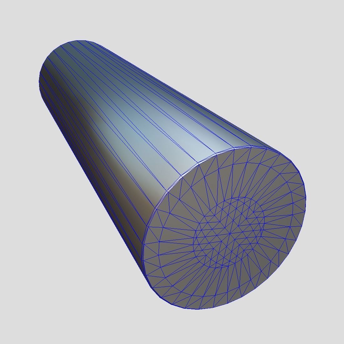 Battery AA Low-poly 3D model_11