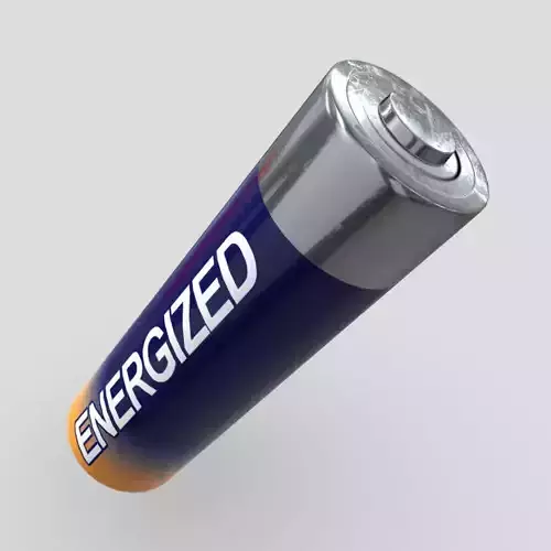 Battery AA Low-poly 3D model