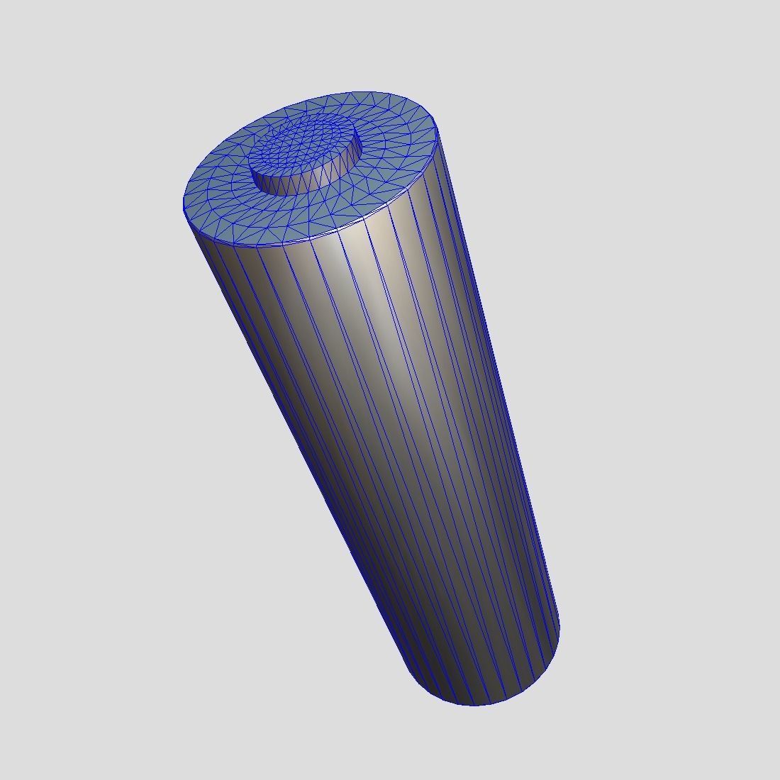 Battery AA Low-poly 3D model_6