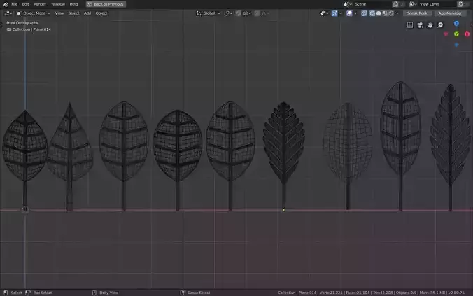 3d design  leaf