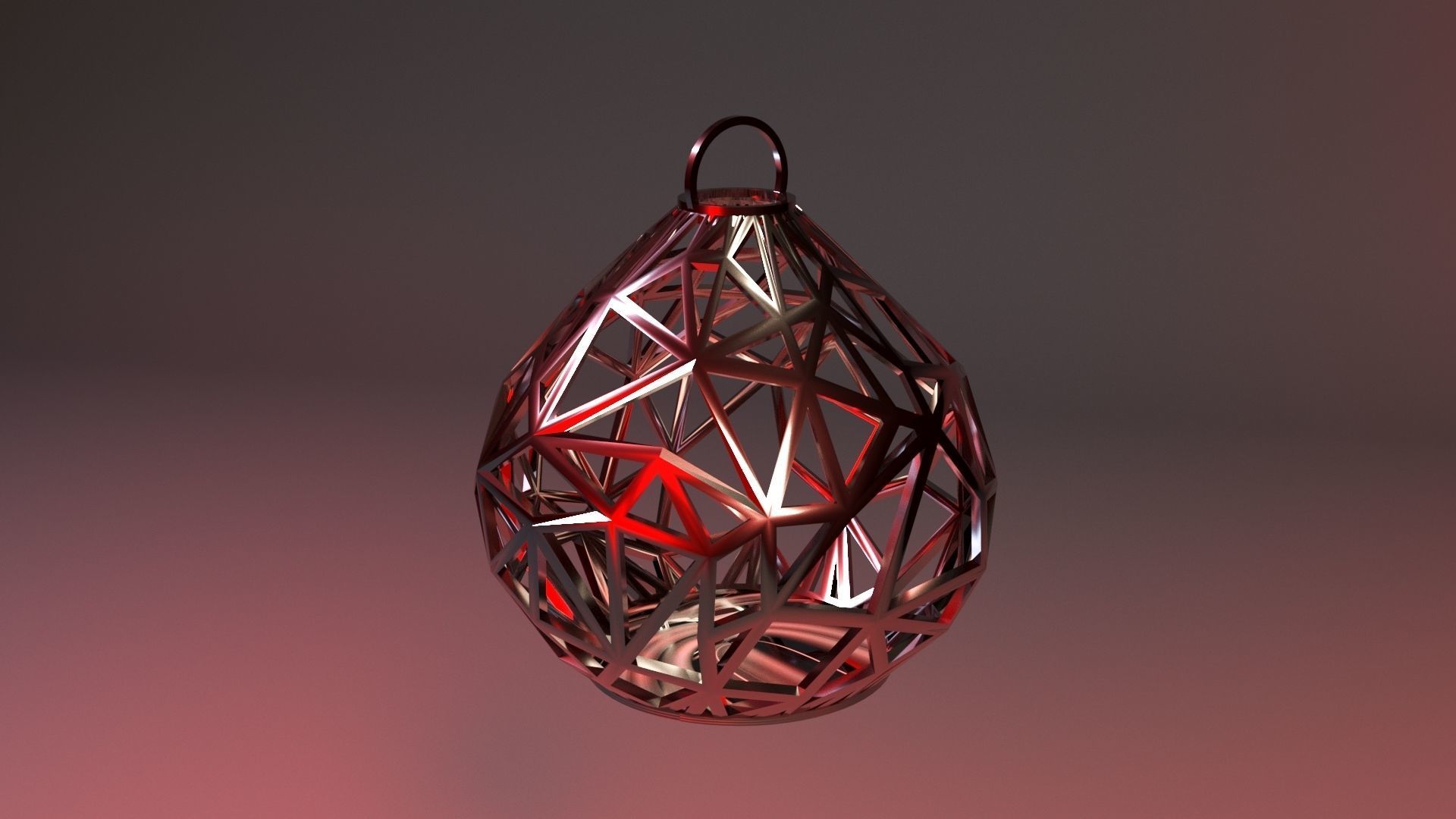 set of christmas balls 3D print model_11