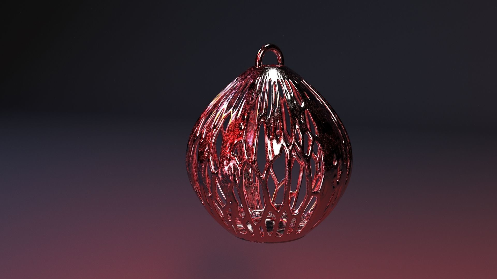 set of christmas balls 3D print model_7