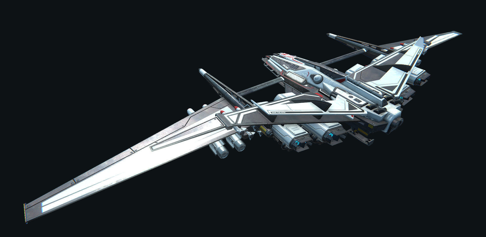 PBR Modular Spaceships v1 Low-poly 3D model_13