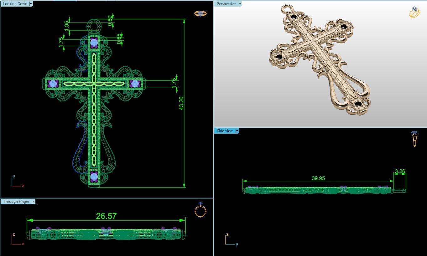 Cross by Reabov 3D print model_2