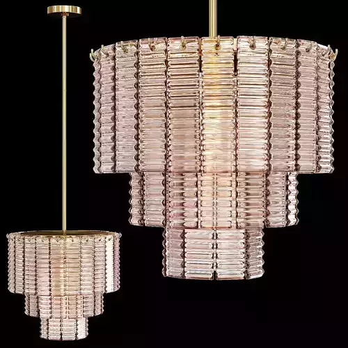 Restoration Hardware SIRENE PENDANT Brass Clear Glass