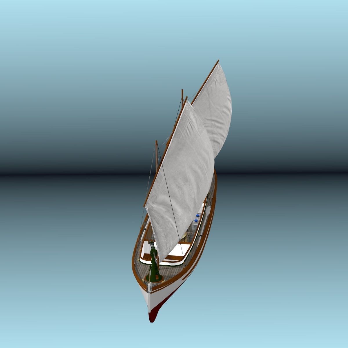 US Navy Steam Cutter 40 ft  ca  1900 3D model_43
