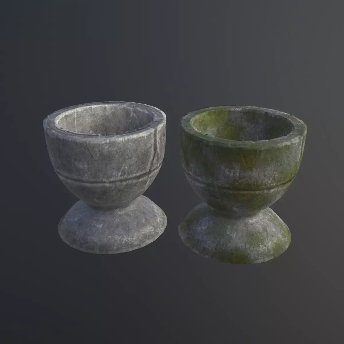 Stone Cup Free low-poly 3D model