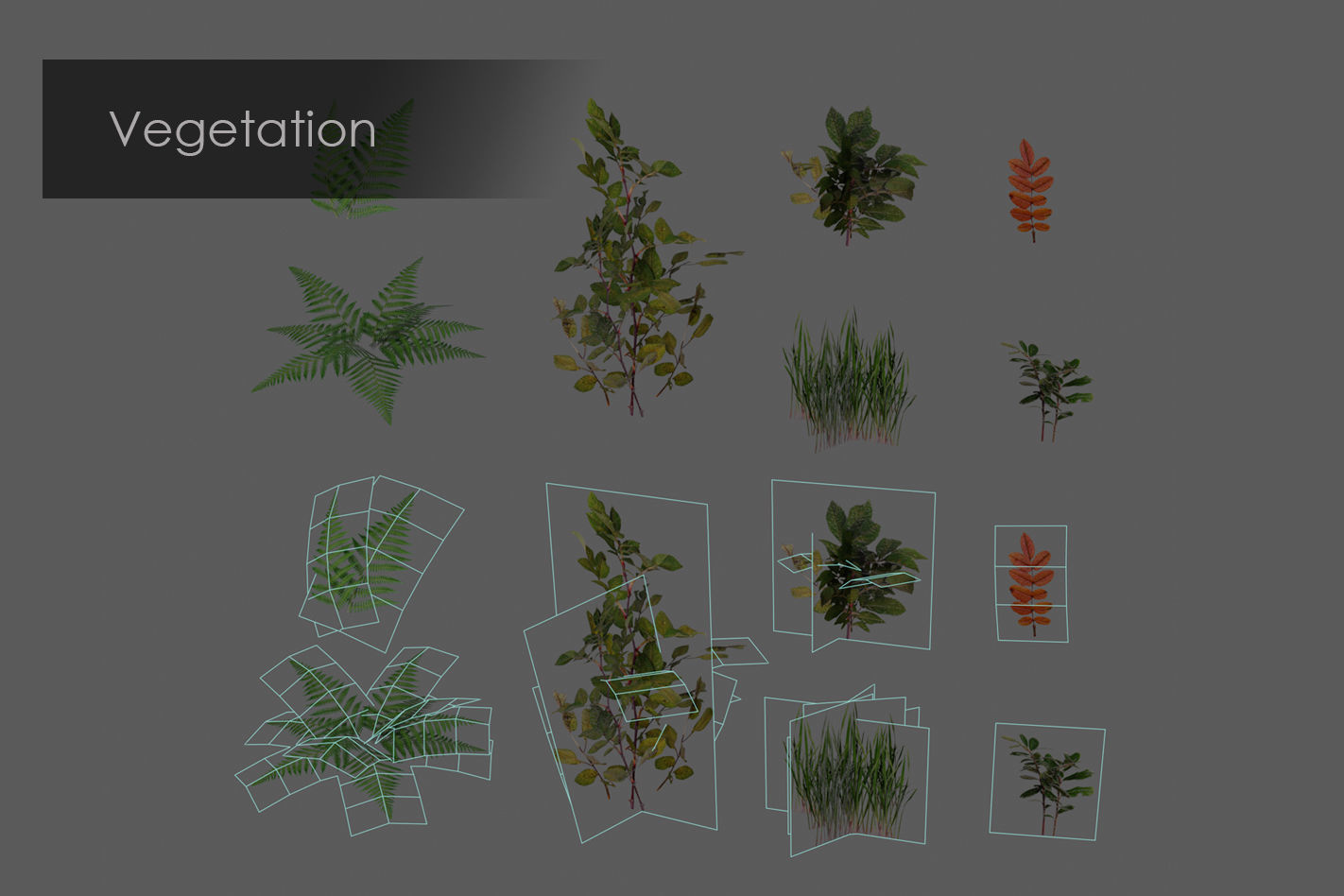 Stone arch - PBR Asset Kit Low-poly 3D model_8