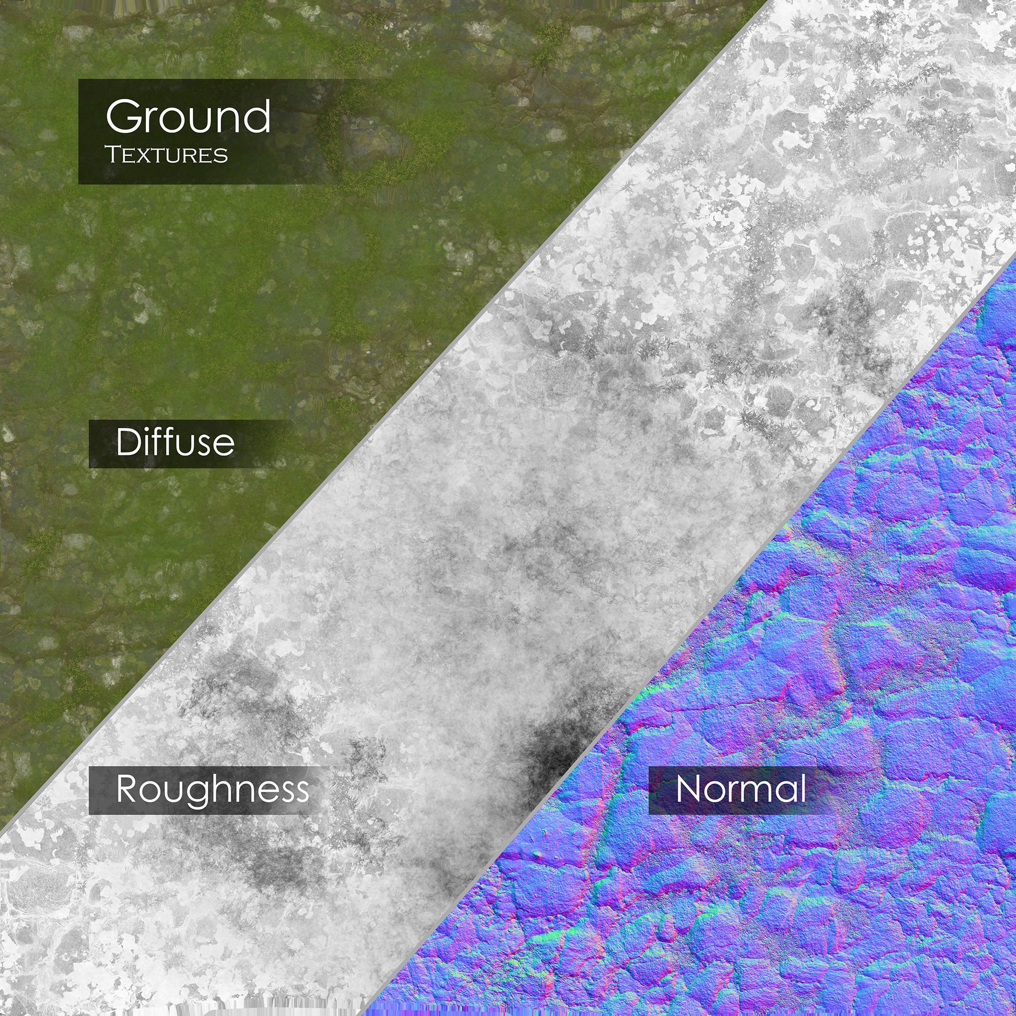 Stone arch - PBR Asset Kit Low-poly 3D model_7