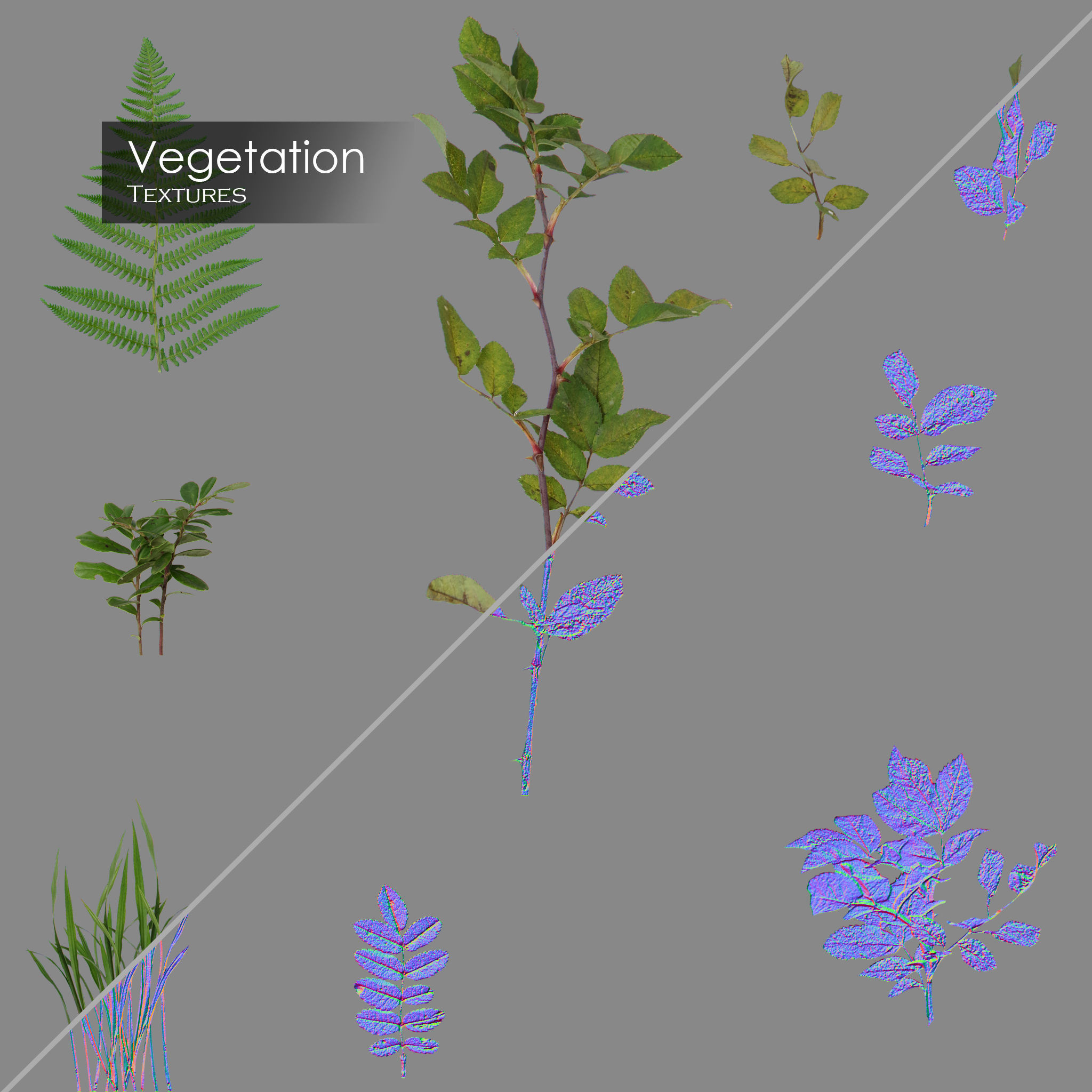 Stone arch - PBR Asset Kit Low-poly 3D model_9