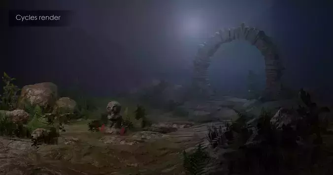 Stone arch - PBR Asset Kit