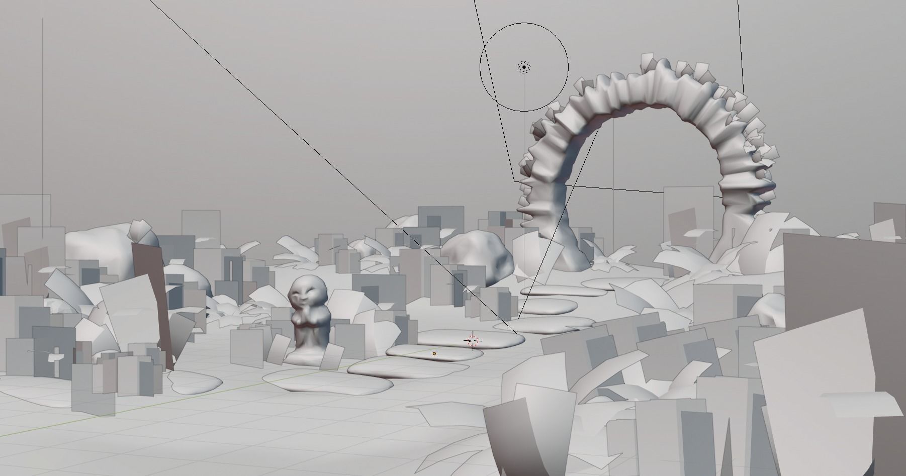 Stone arch - PBR Asset Kit Low-poly 3D model_12