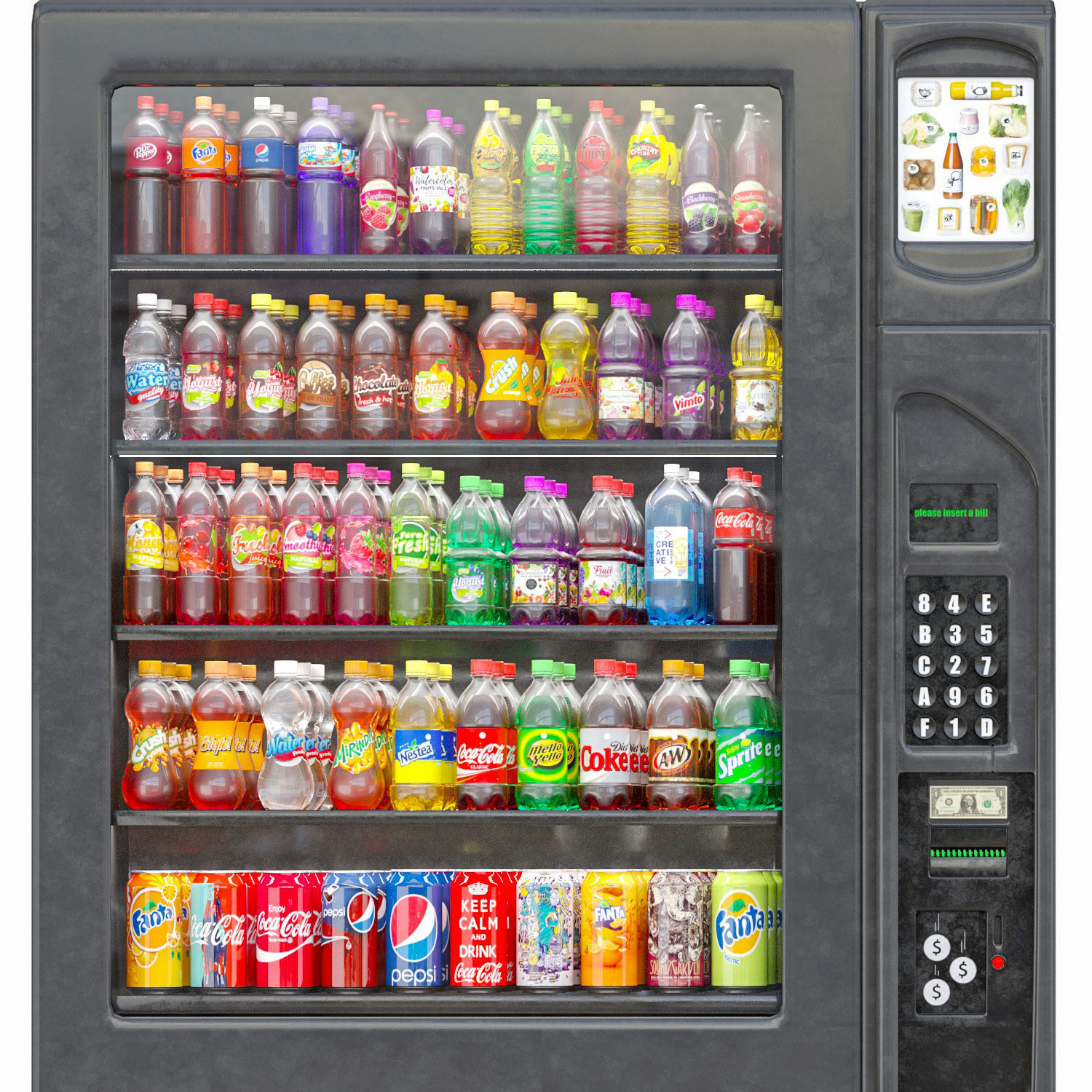 Vending Mashine 3D model_1