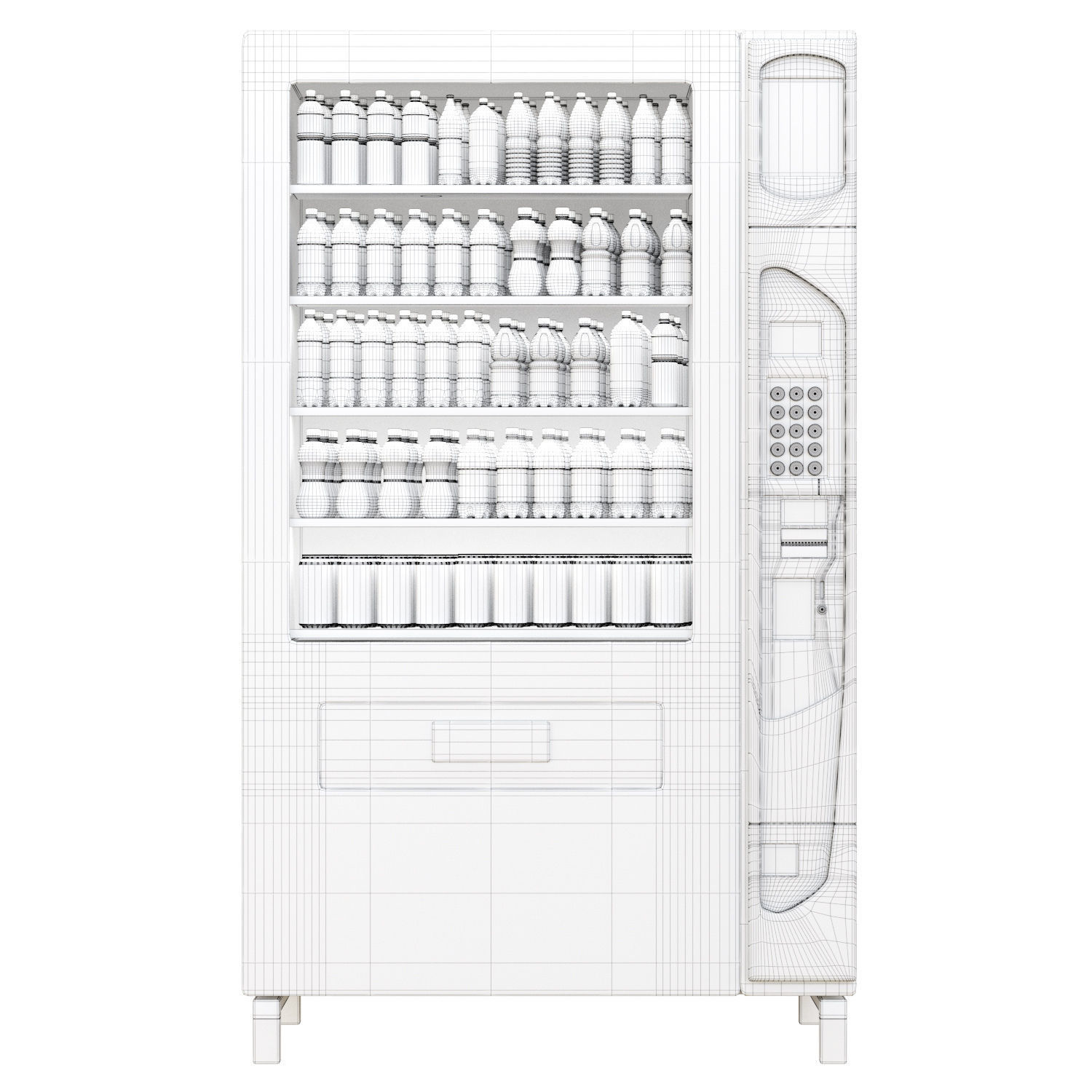Vending Mashine 3D model_2