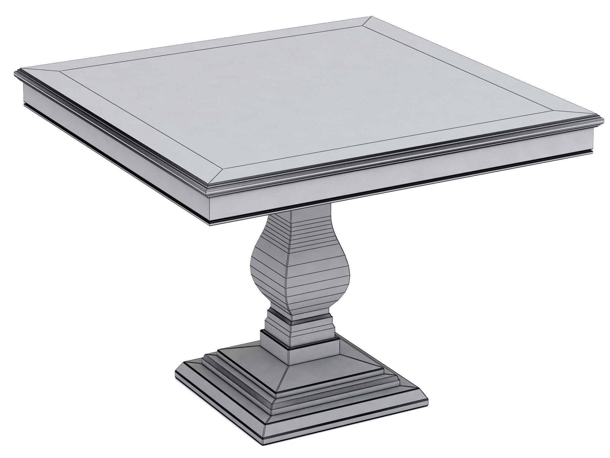 Dantone Home table 3D model_7