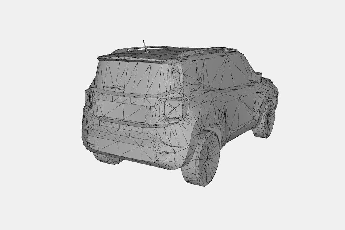 Off-road SUV 5 car colection 3D Model Collection_10