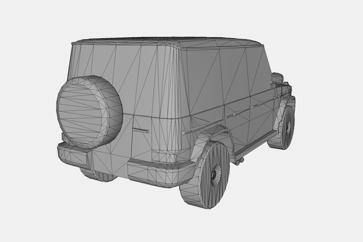 Off-road SUV 5 car colection 3D Model Collection_22