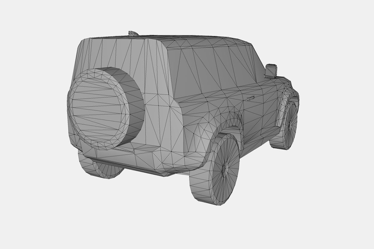 Off-road SUV 5 car colection 3D Model Collection_14